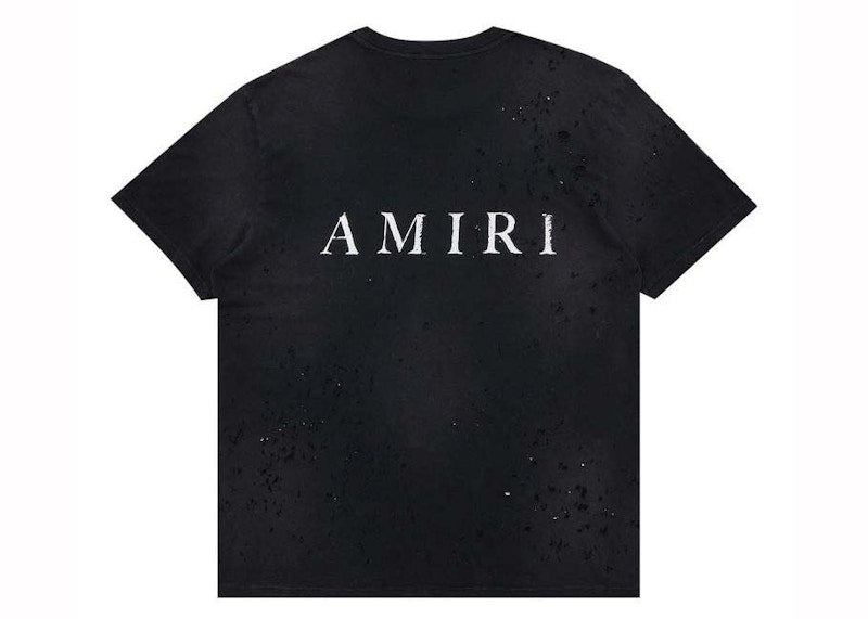 AMIRI Washed Shotgun Tee Black