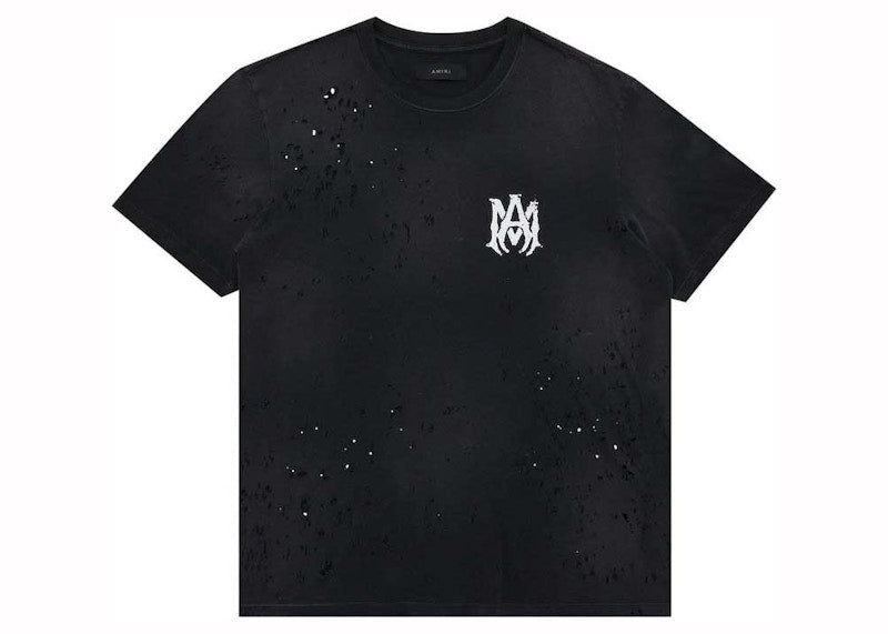 AMIRI Washed Shotgun Tee Black