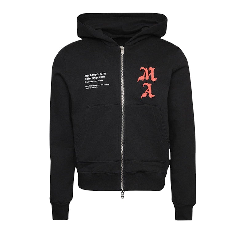 AMIRI x Wes Lang Solar Kings Zip Hoodie Black