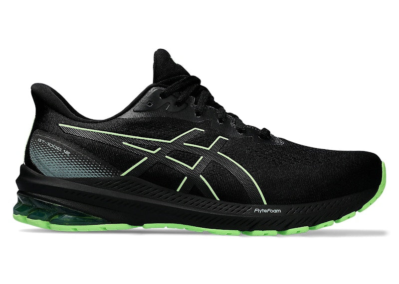 ASICS GT-1000 12 GTX Black Illuminate Green