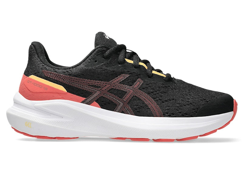 ASICS GT-1000 13 Black Rubble Red (GS)