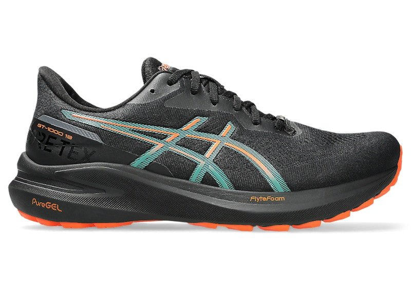 ASICS GT-1000 13 Gore-Tex Black Nova Orange
