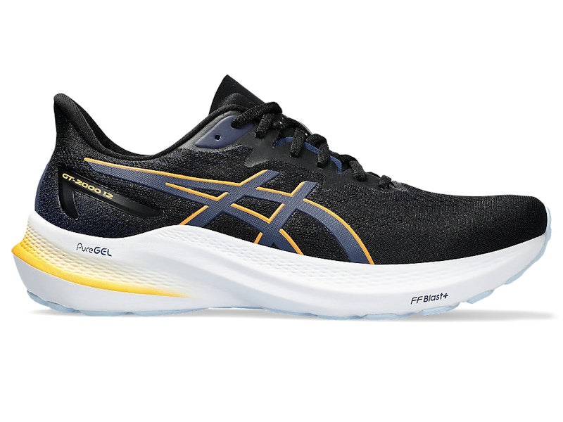 ASICS GT-2000 12 Black Fellow Yellow