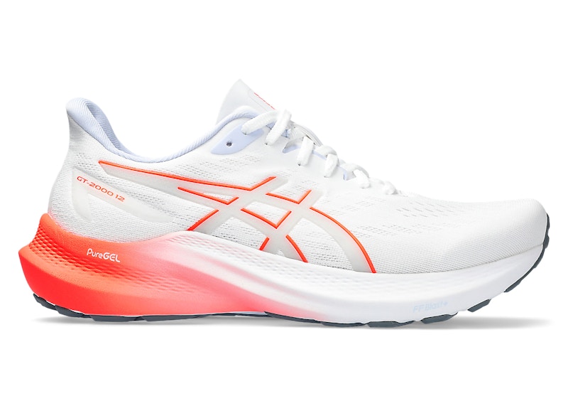 ASICS GT-2000 12 White Sunrise Red (Women's)