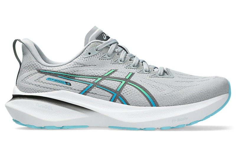 ASICS GT-2000 13 Piedmont Grey Black Aqua
