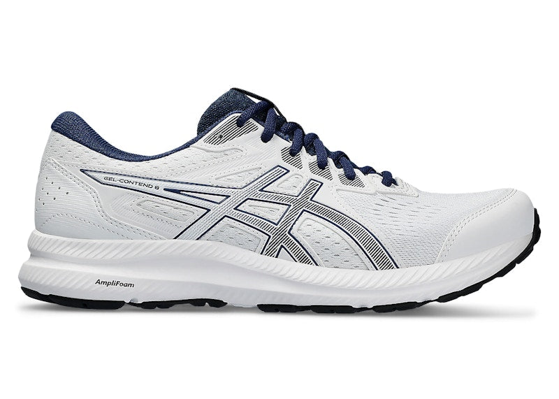 ASICS Gel-Contend 8 White Blue Expanse