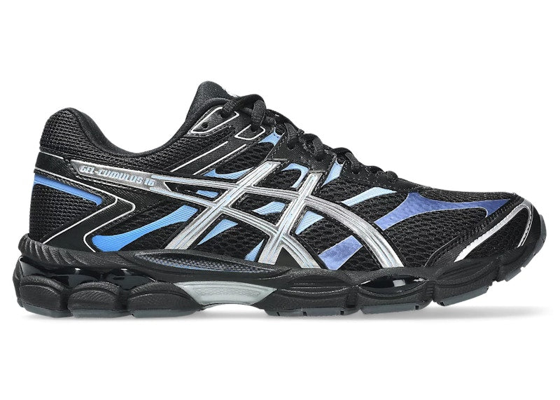 ASICS Gel-Cumulus 16 Black Pure Silver Blue