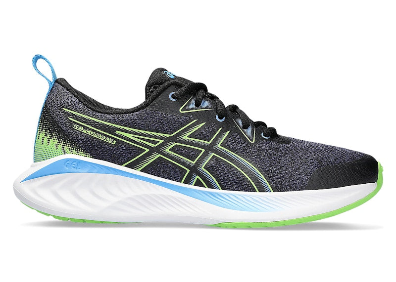 ASICS Gel-Cumulus 25 Black Electric Lime (GS)