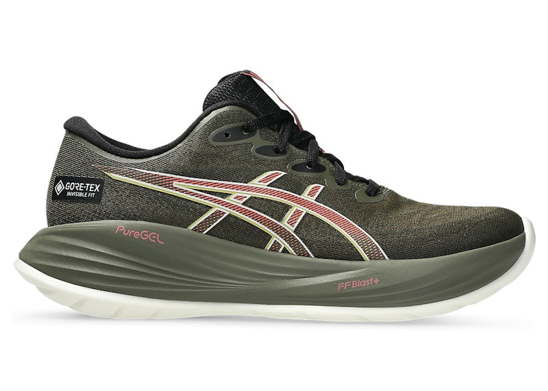 ASICS Gel-Cumulus 27 Gore-Tex Brown Stone Dark Pink Clay (Women's)