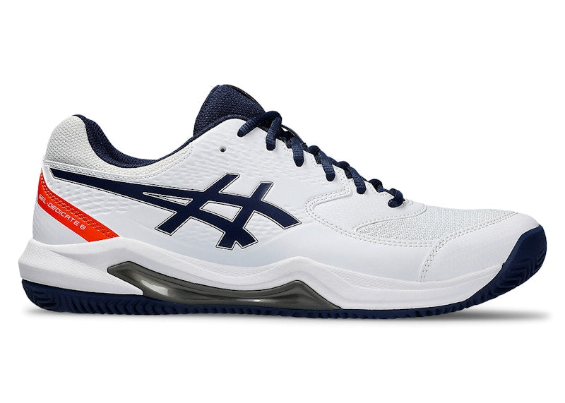 ASICS Gel-Dedicate 8 Clay White Blue Expanse