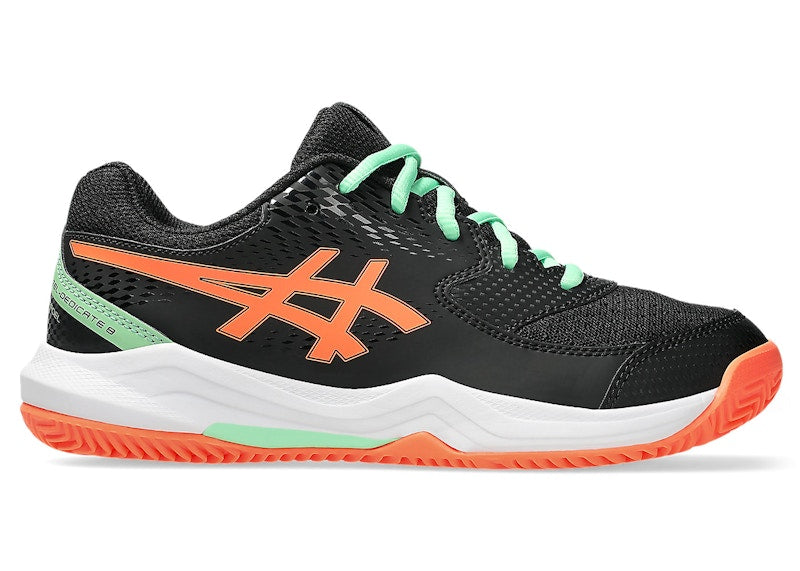 ASICS Gel-Dedicate 8 Padel Black Vivid Coral (GS)