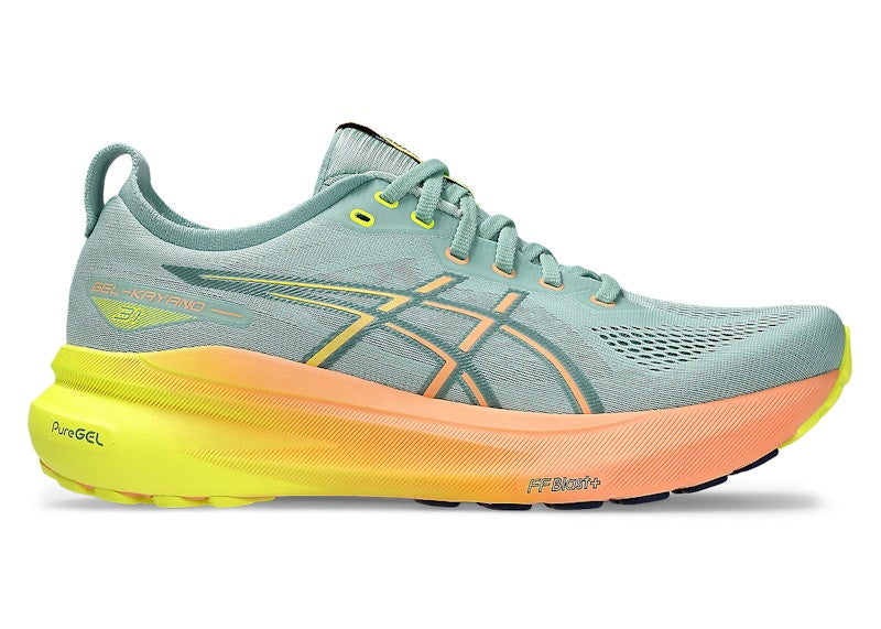 ASICS Gel-Kayano 31 Paris Light Celadon Safety Yellow