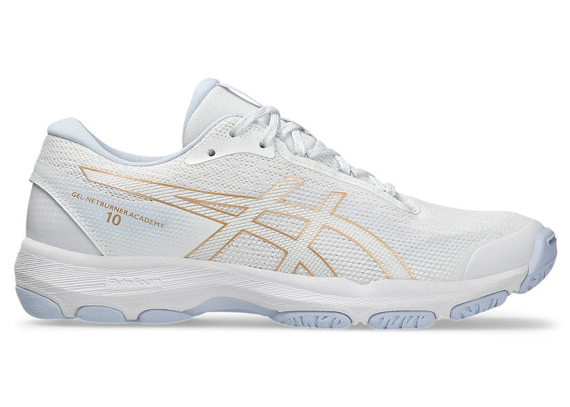 ASICS Gel-Netburner Academy 10 White Champagne (Women's)