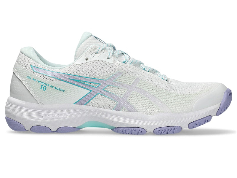 ASICS Gel-Netburner Academy 10 White Vapor (Women's)