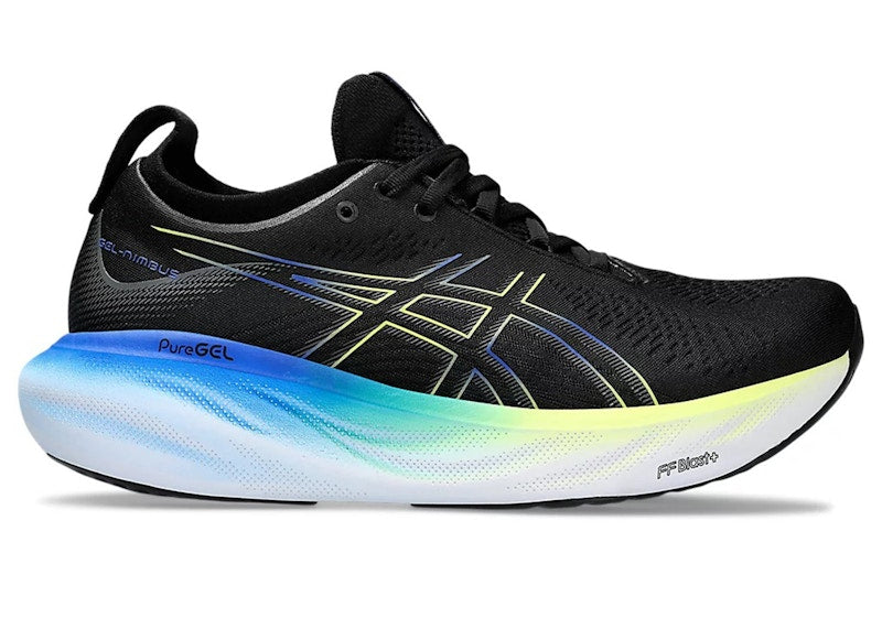 ASICS Gel-Nimbus 25 Black Glow Yellow
