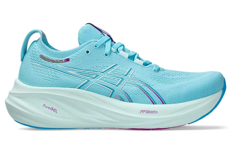 ASICS Gel-Nimbus 26 Bright Cyan Bold Magenta (Women's)
