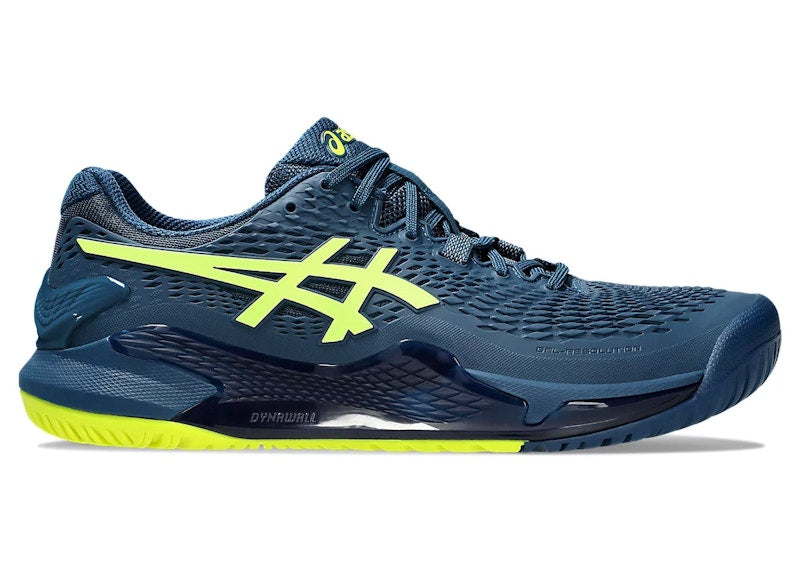 ASICS Gel-Resolution 9 Mako Blue Safety Yellow