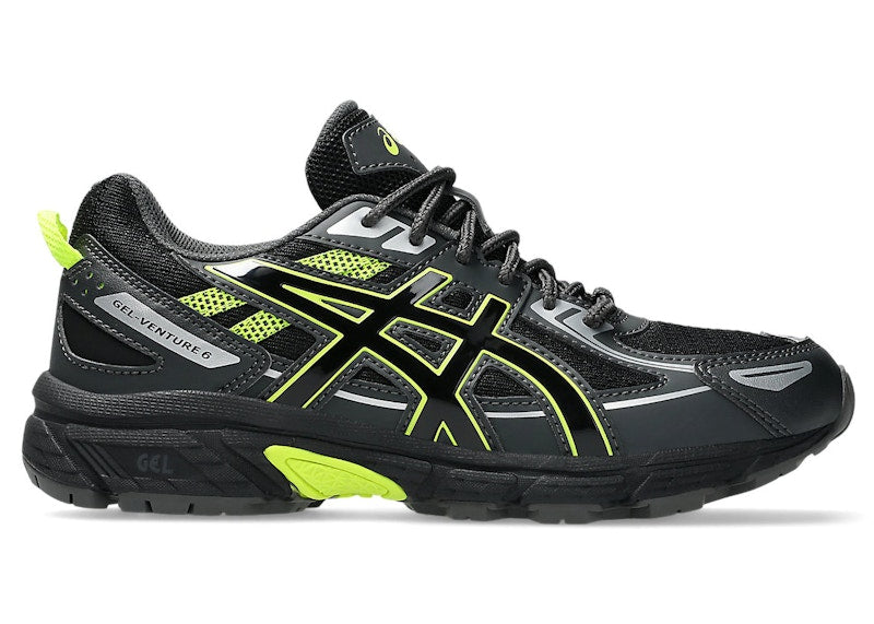 ASICS Gel-Venture 6 Black Safety Yellow (GS)