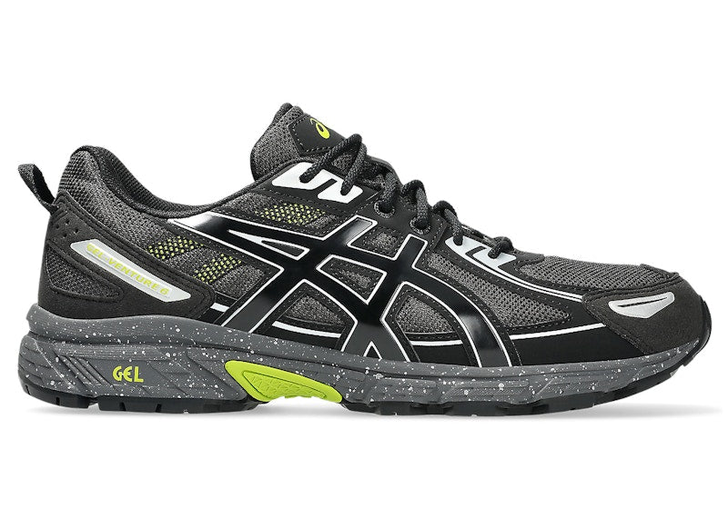 ASICS Gel-Venture 6 Obsidian Grey Black Lime