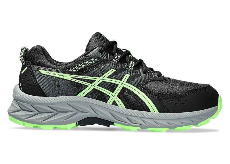 ASICS Gel-Venture 9 Black Illuminate Green (GS)