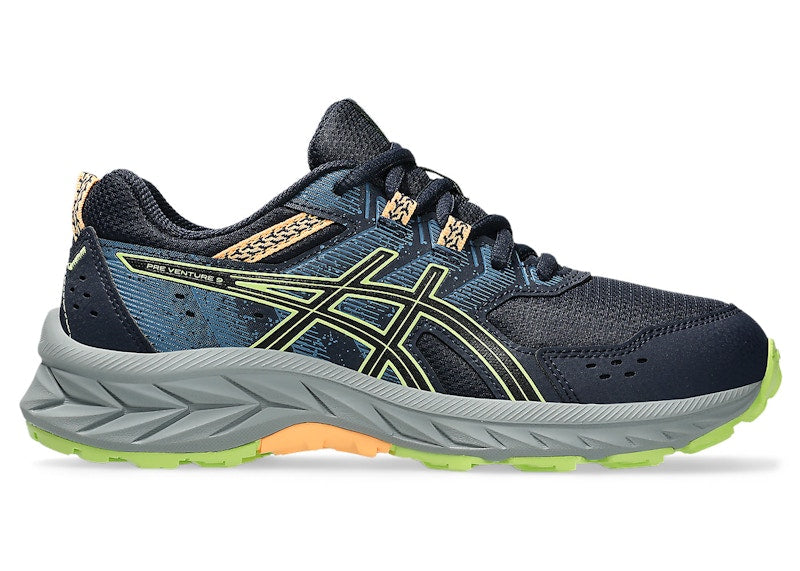 ASICS Gel-Venture 9 Midnight Lime Green (GS)