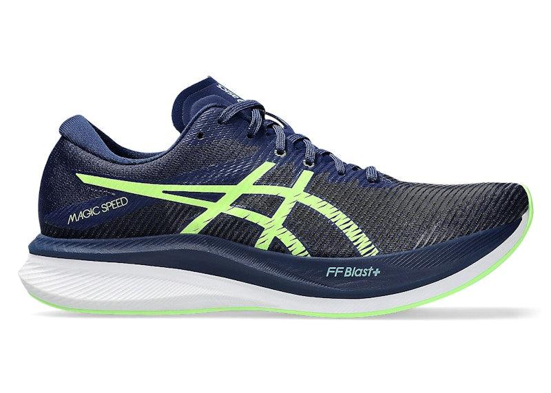 ASICS Magic Speed 3 Blue Expanse Illuminate Green