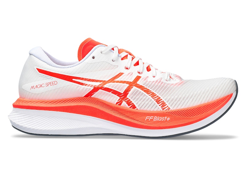 ASICS Magic Speed 3 White Sunrise Red