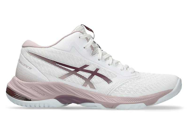 ASICS Netburner Ballistic FF MT 3 White Watershed Rose (Women's)