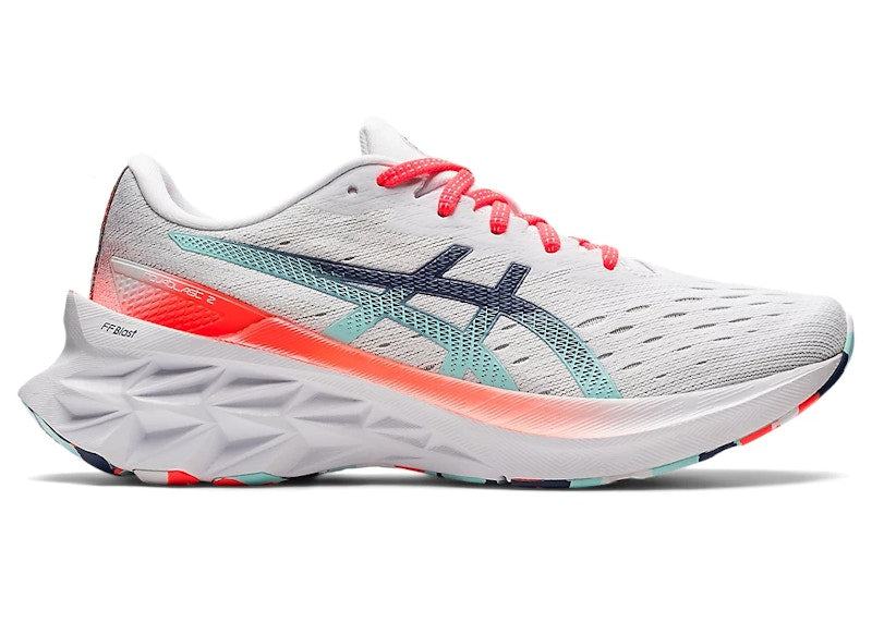 ASICS Novablast 2 White Coral Seafoam (Women's)