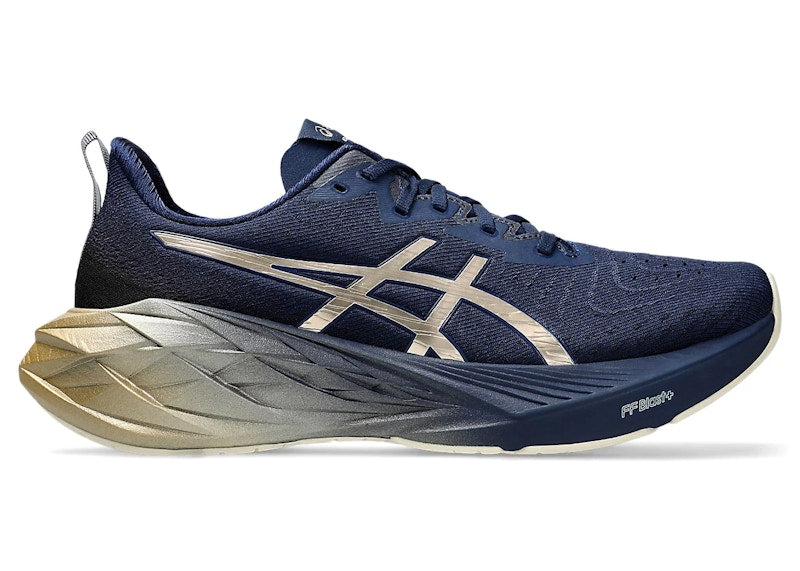 ASICS Novablast 4 Platinum Blue Expanse Champagne