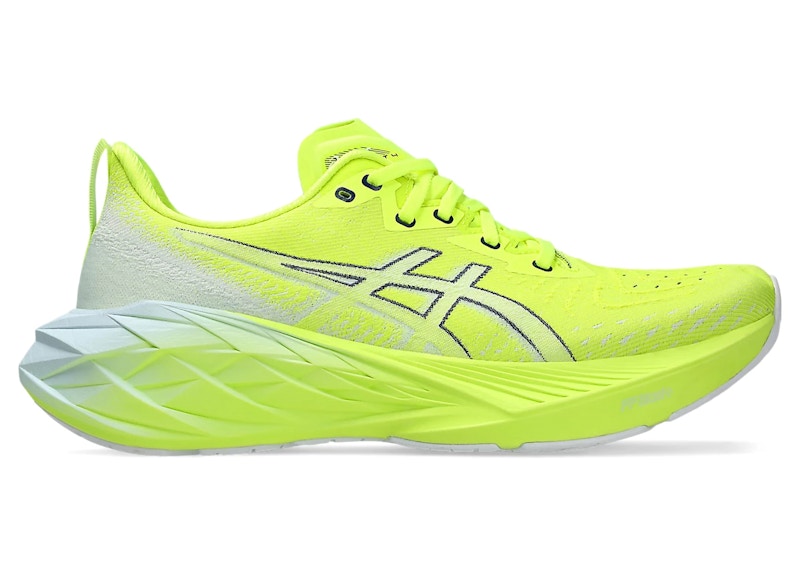 ASICS Novablast 4 Safety Yellow Cool Grey