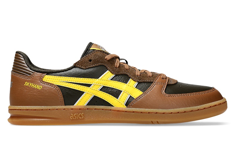 ASICS Skyhand OG Black Coffee Tai Chi Yellow