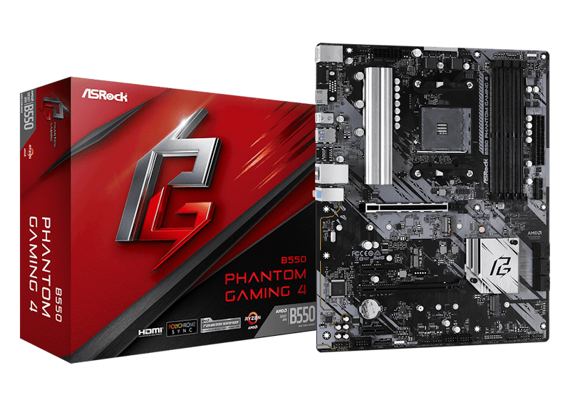 ASRock B550 Phantom Gaming 4 Motherboard