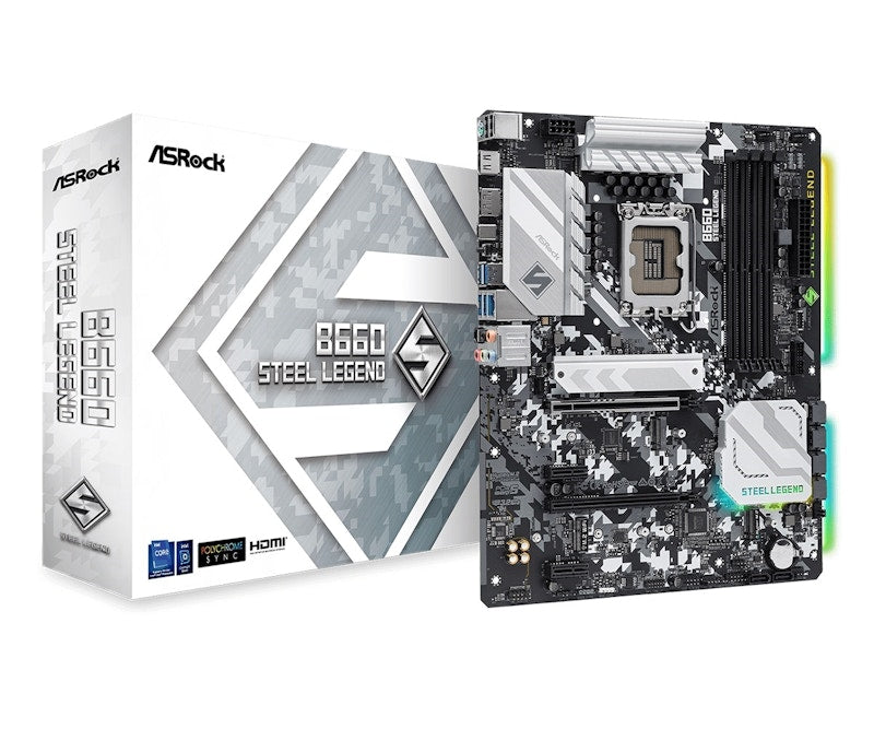 ASRock B660 Steel Legend LGA1700 128GB Motherboard