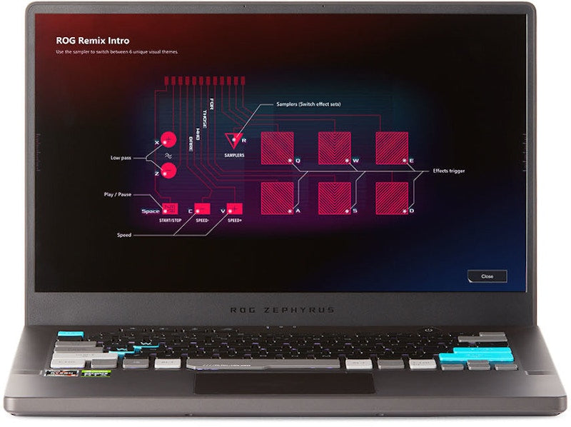 ASUS Black ROG x Alan Walker Edition Zephyrus 14 Inch AMD Ryzen 5900HS 16GB RAM 1TB SSD GeForce RTX 3050 Ti Windows 10 212228M639005