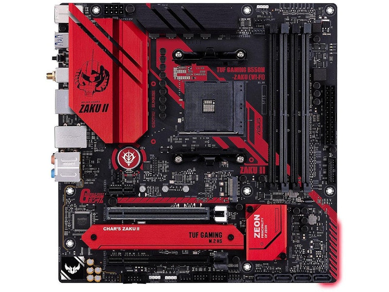 ASUS TUF GAMING B550M-ZAKU (WI-FI) AM4 AMD B550 SATA 6 ATX AMD Motherboard (TUF GAMING B550M-ZAKU (WI-FI)