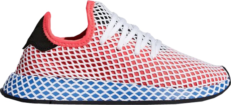 adidas Deerupt Solar Red Bluebird (Youth)