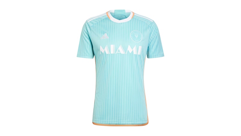 adidas Inter Miami CF Lionel Messi 2024 Archive Replica Player Jersey (Asia Sizing) Aqua