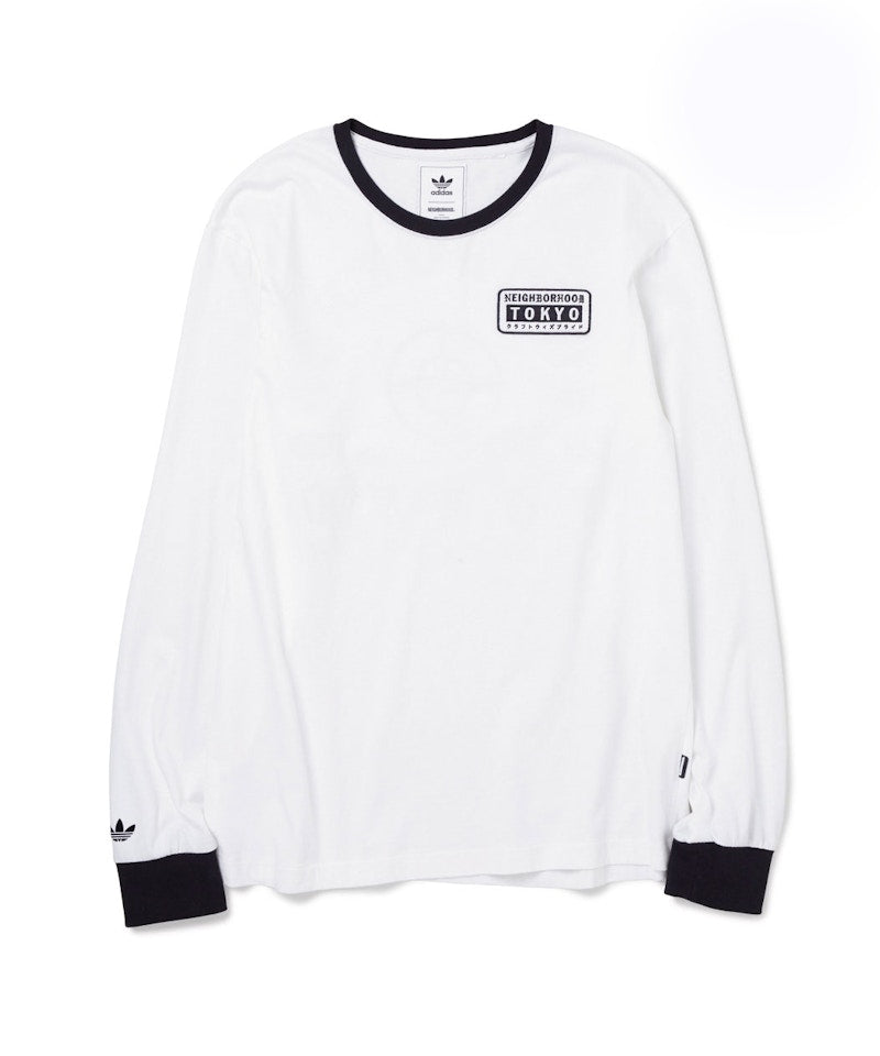 adidas Neighborhood LSL Tee White