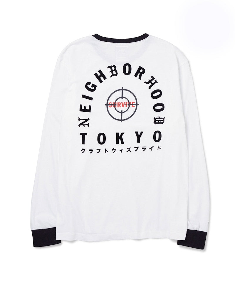adidas Neighborhood LSL Tee White