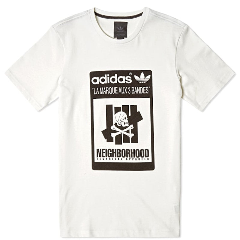 adidas Neighborhood Undefeated Logo Tee White