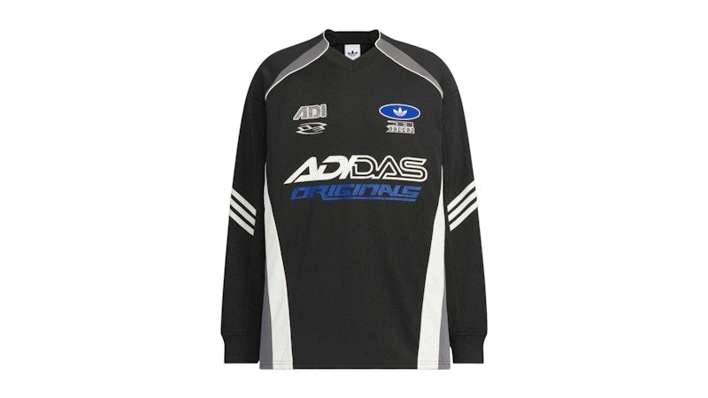 adidas Originals Moto Long Sleeve T-shirt (Asian Sizing) Black