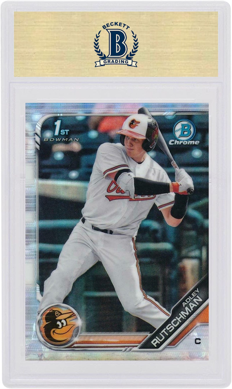 Adley Rutschman 2019 Bowman Draft Chrome Refractor #BDC1 (PSA or BGS Graded)