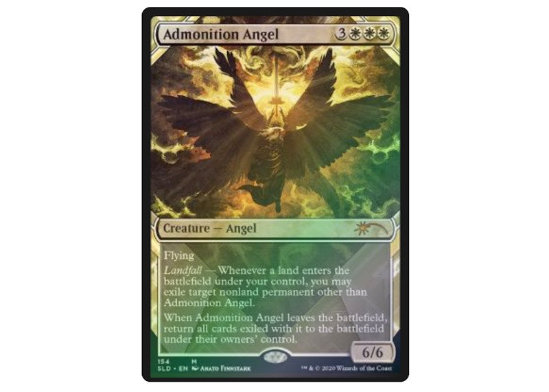 Admonition Angel (Foil) Magic: The Gathering TCG Secret Lair Drop Series Mythic #154 (Ungraded)