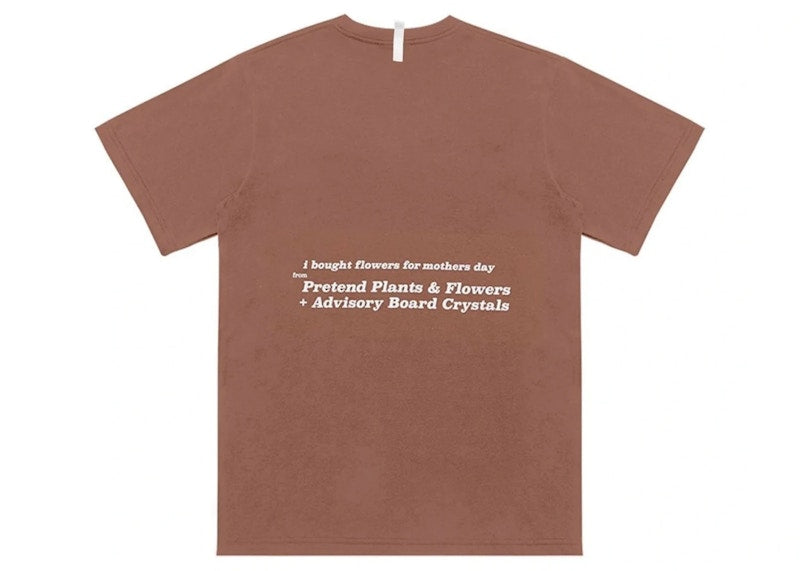 Advisory Board Crystals Mother's Day with Single Rose T-Shirt Brown