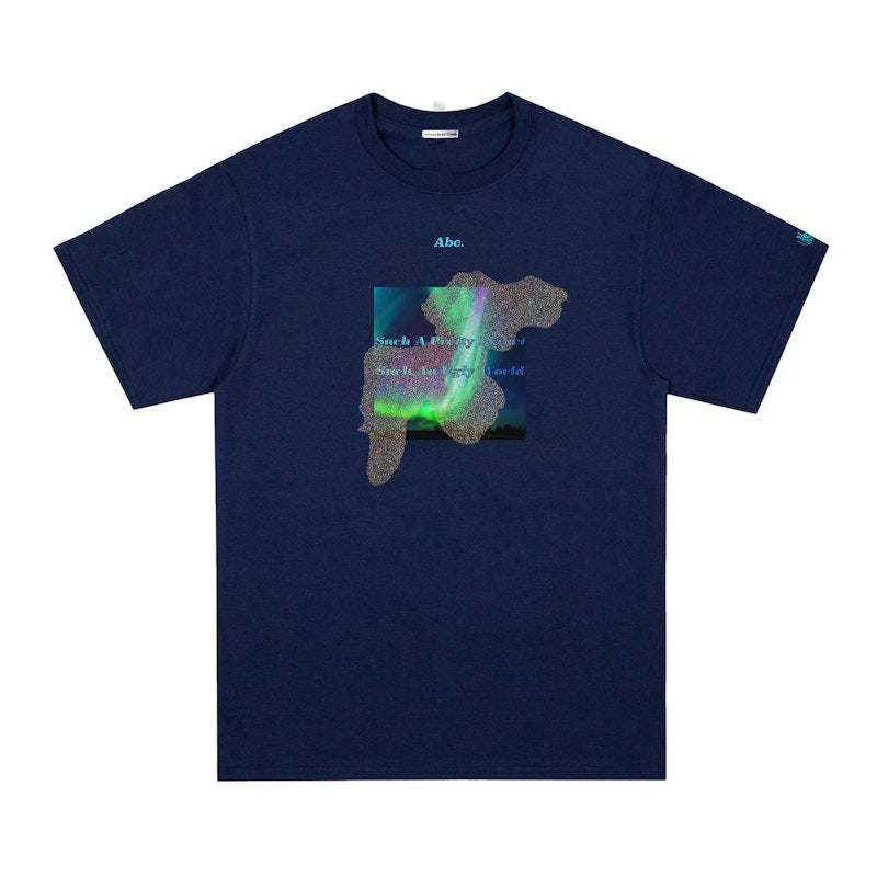 Advisory Board Crystals Such A Pretty Planet, Such An Ugly World Scene 5 Tee Navy