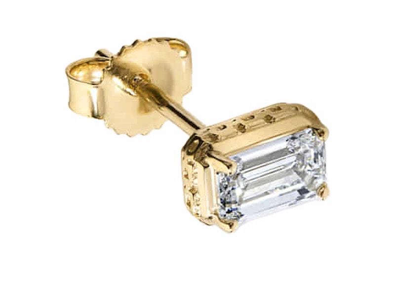 Aime Leon Dore 14kt Gold Diamond Earring Gold