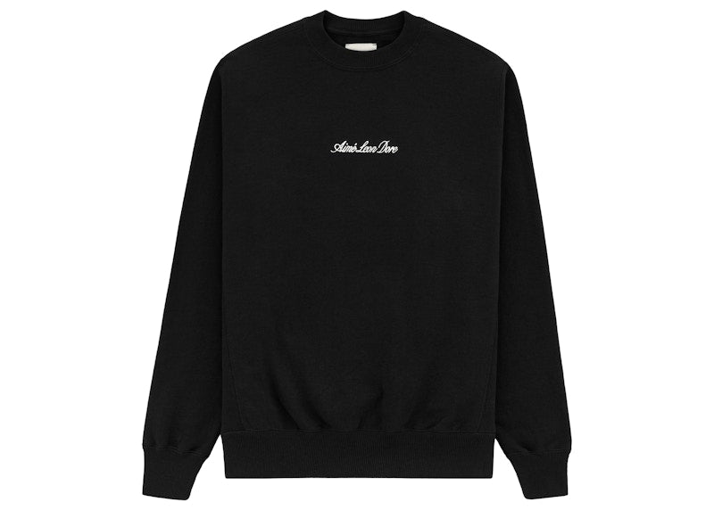 Aime Leon Dore ALD Uniform Crewneck Sweatshirt Black
