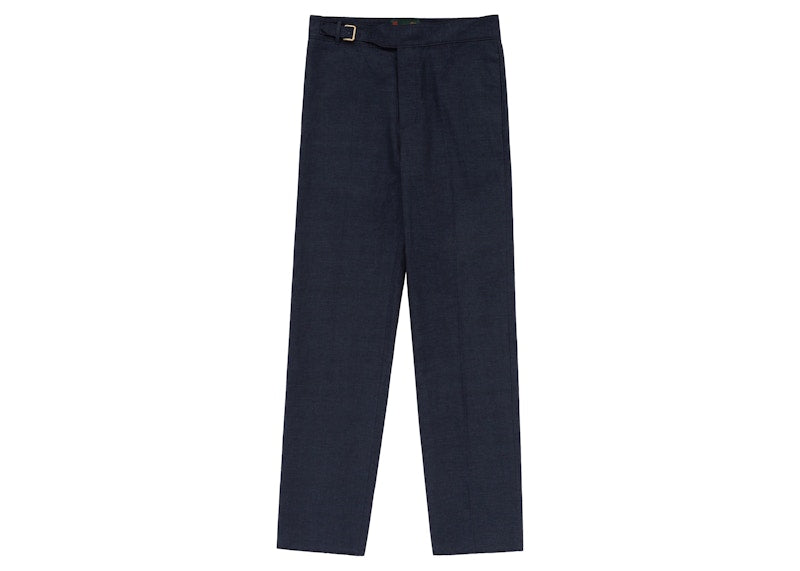 Aime Leon Dore Buckled Dress Trouser Navy
