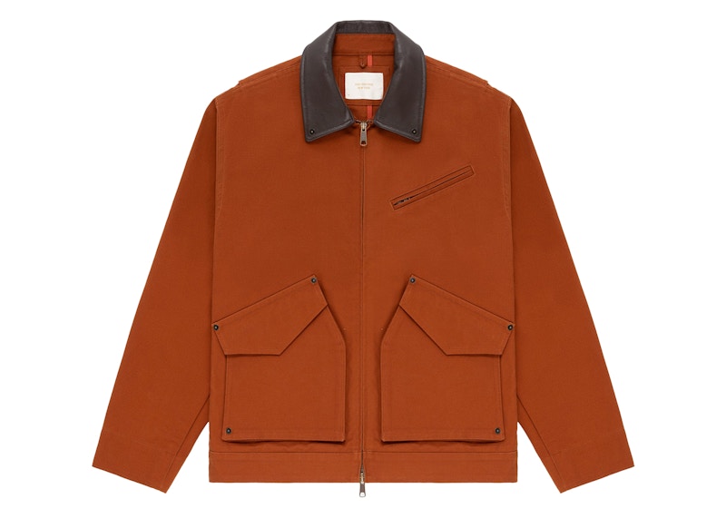 Aime Leon Dore Canvas Flight Jacket Orange